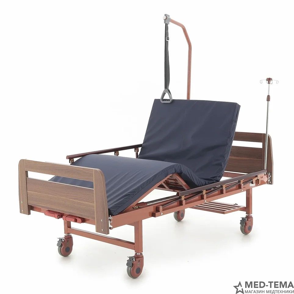 Медицинская кровать E-8 (ММ-18Н) в комплекте с матрасом