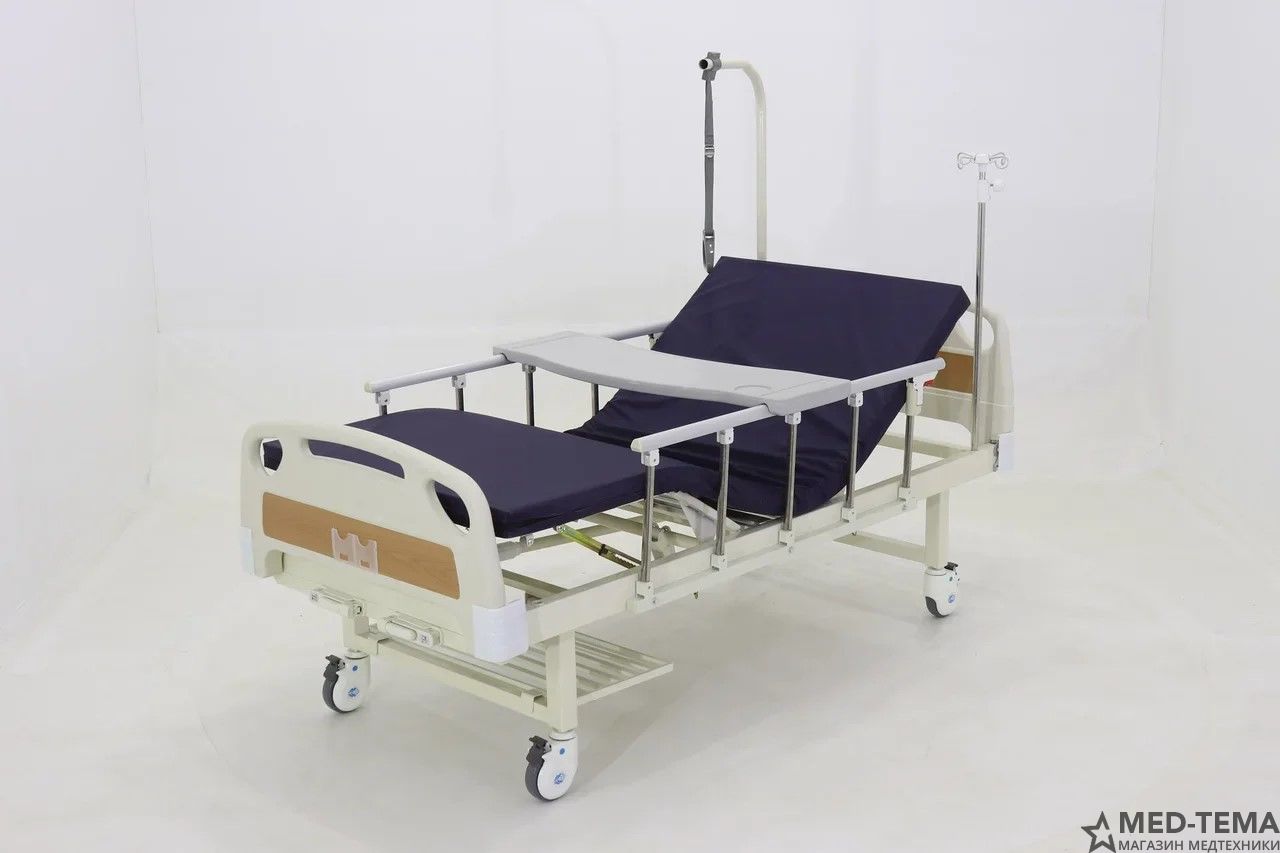 Кровать функциональная медицинская механическая Е-8 в КОМПЛЕКТЕ С МАТРАСОМ